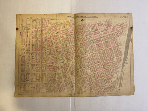 1895 GW Bromley & Co Atlas - Wards 24 & 27 Plate 10