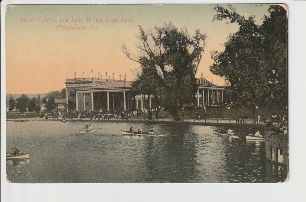 Music Pavilion and Lake Willow Grove Park Philadelphia Willow Grove Abington Township Montgomery County Pennsylvania