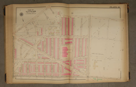 1923 Bromley Atlas - Plate 26 - West Oak Lane: Stenton Ave, John L. Kinsey Public School